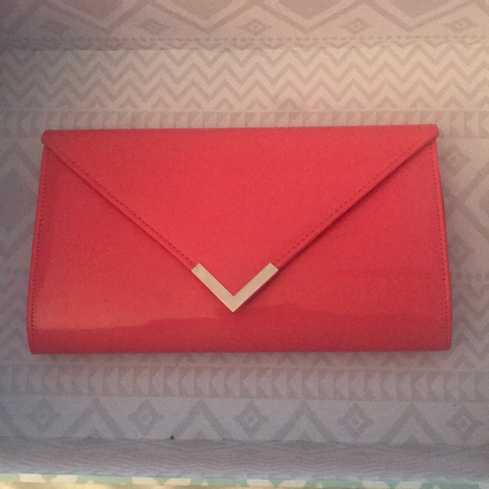 Call it spring coral clutch